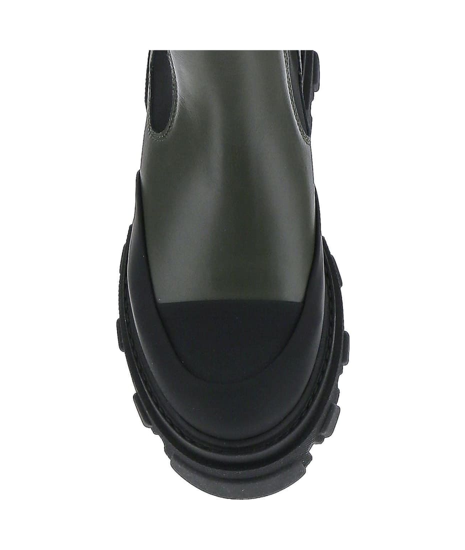GANNI ホインテットトゥスラウチニハイフツ S25644911 883 Ganni Chelsea Boots | italist