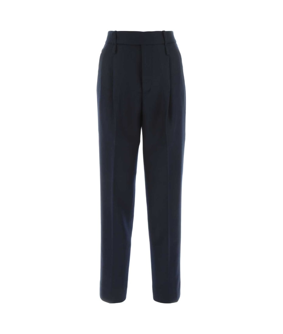 パンツ Gucci Cashmere Pants Gucci Midnight Blue Cashmere Pant | italist