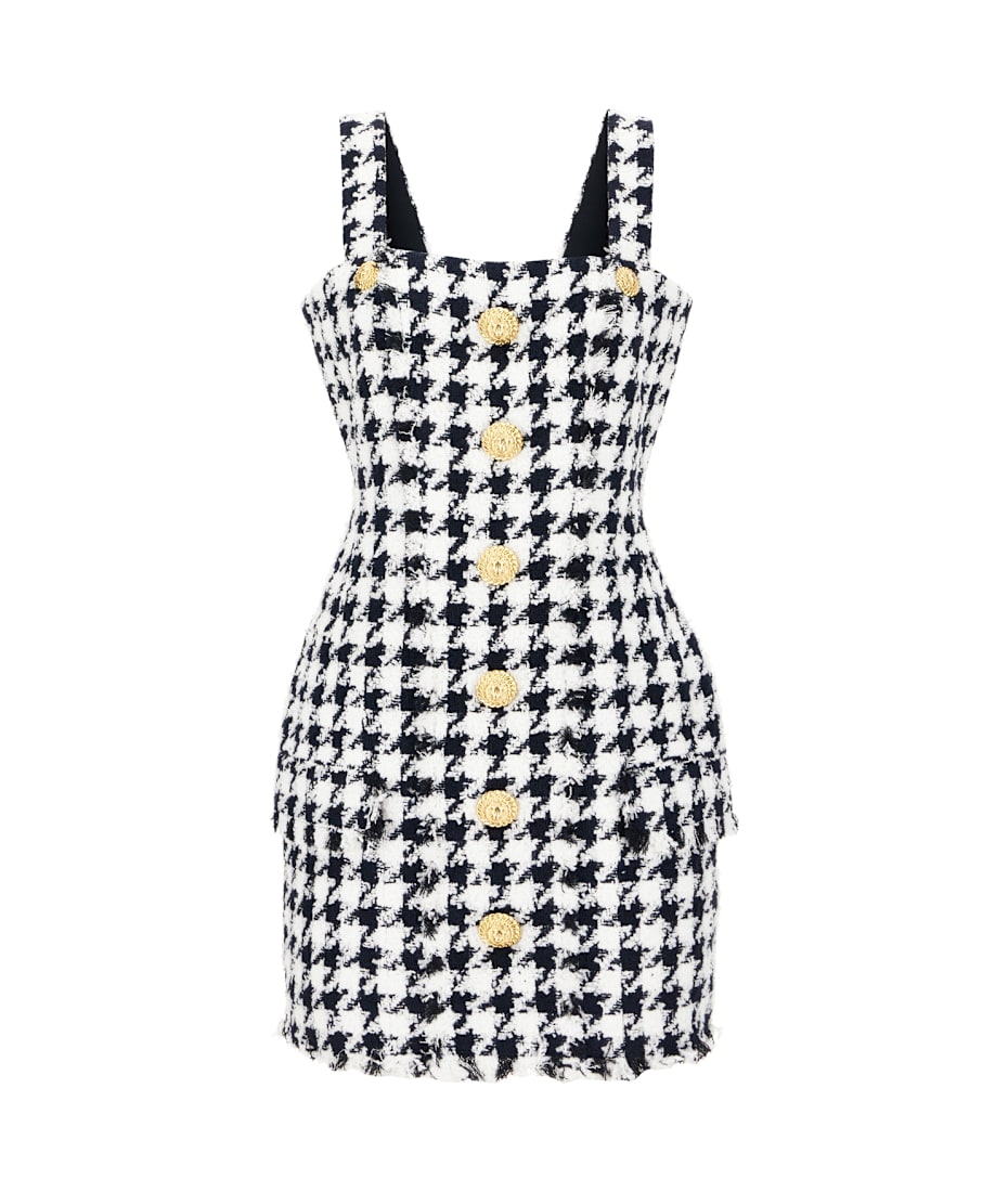 Balmain Embroidered Nylon Blend Mini Dress | italist, ALWAYS LIKE A SALE