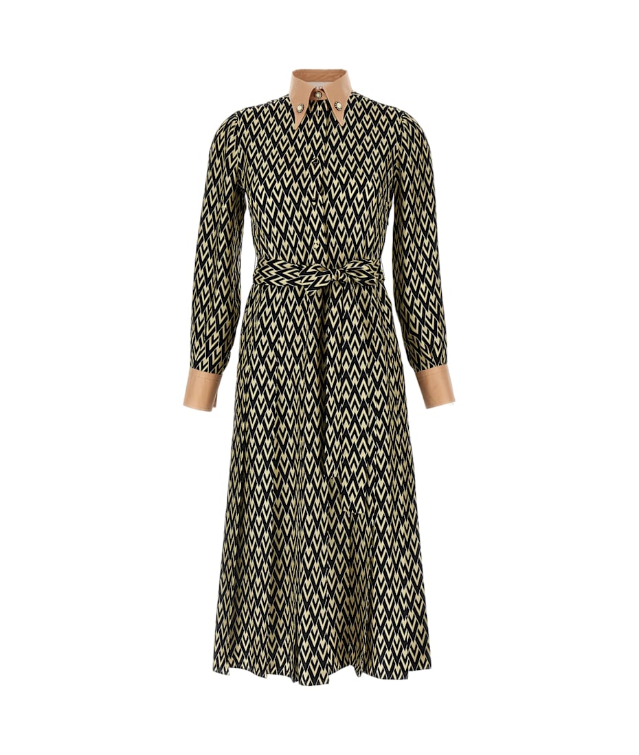 【関税込み】Valentino Garavani 'Toute La V' midi dress Valentino Garavani 'toute La V' Midi Dress | italist, ALWAYS