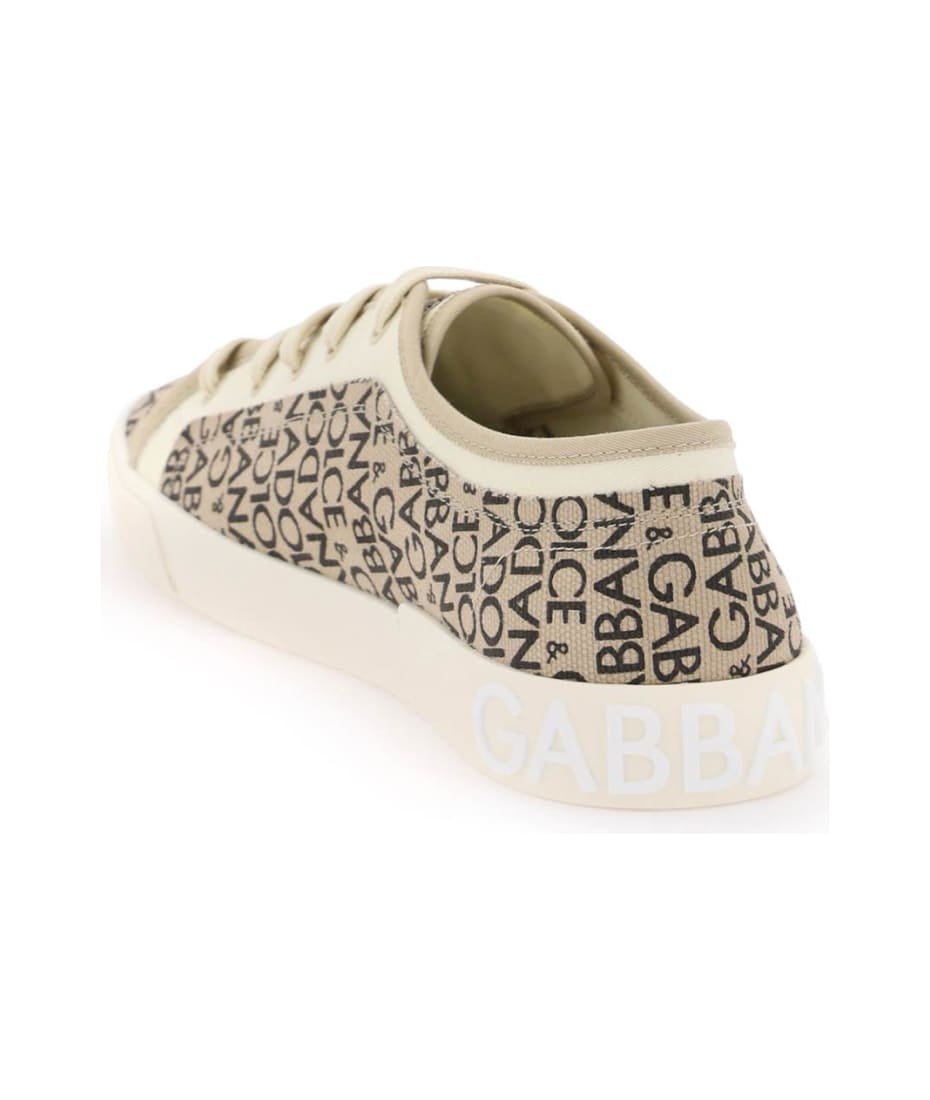 Dolce & Gabbana Sneakers - Nero f.do beige