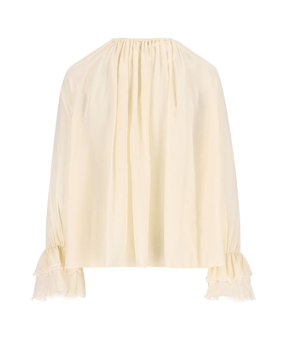 Chloé Drawstring Long-sleeved Shirt | italist