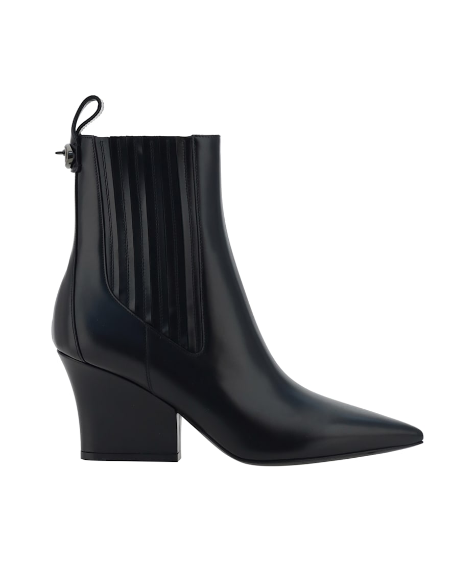 【関税込み】VALENTINO GARAVANI 'VLOGO LOCKETTE' ANKLE BOOTS VLogo Lockette suede ankle boots in black - Valentino