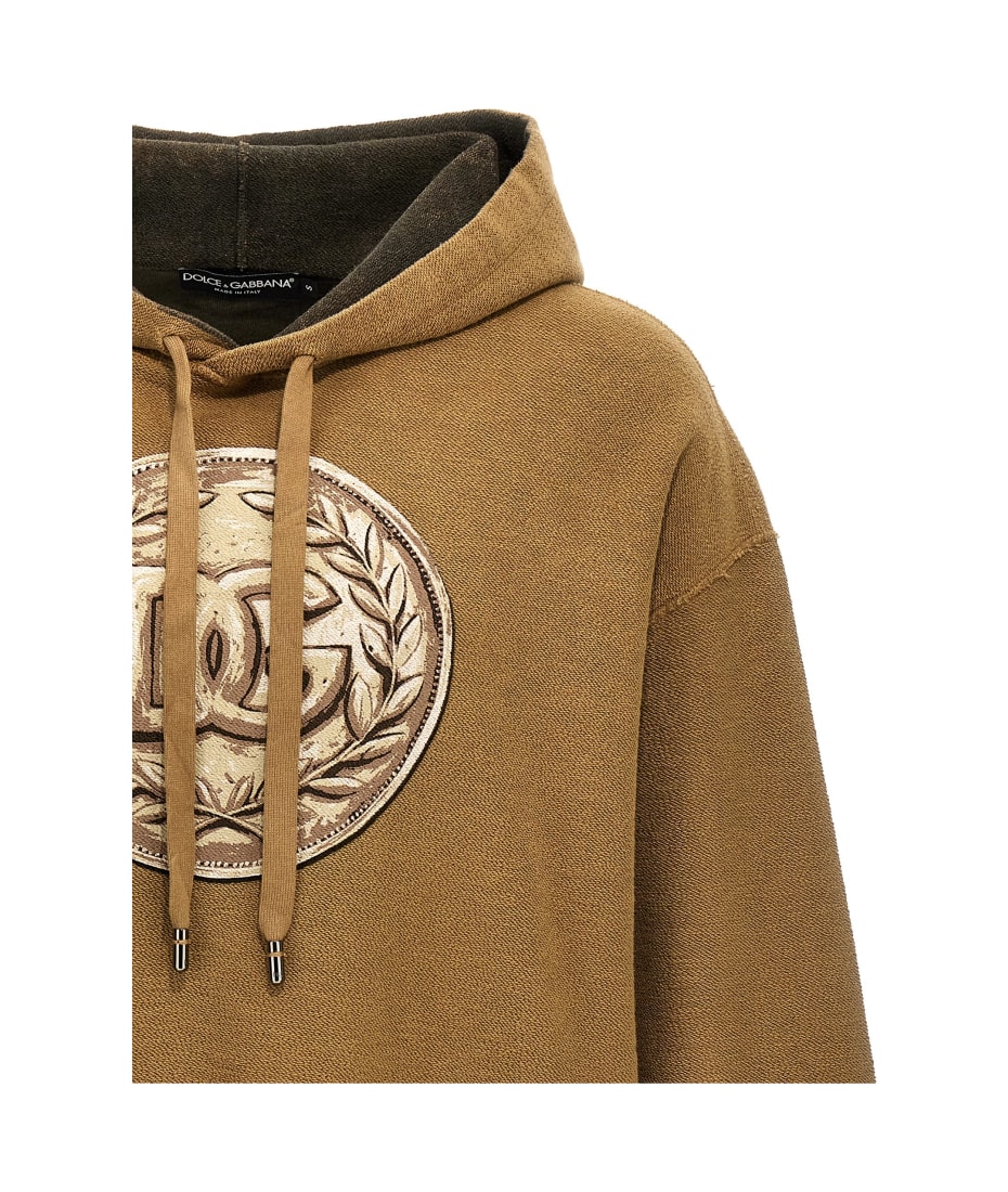 パーカー・フーディ Dolce & Gabbana Logo Print Sweatshirt DOLCE & GABBANA Hoodie Sweater DG Logo Crown Embroidery