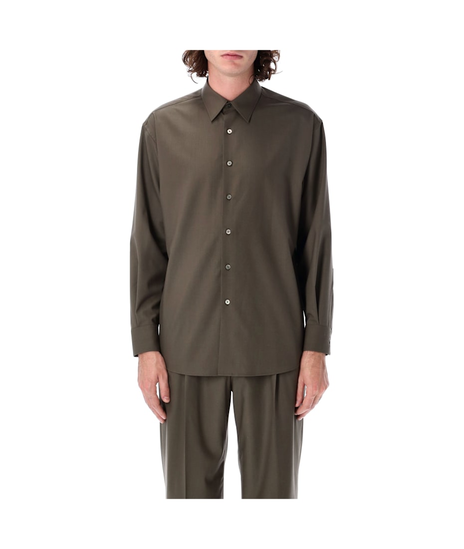 Auralee Super Fine Tropical Wool Shirt | italist