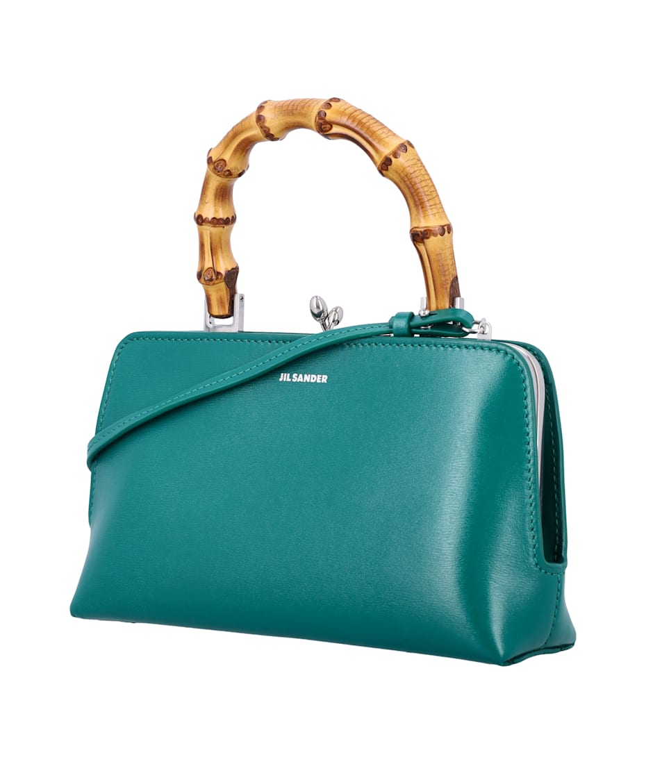 ★Jil Sander★ [Jil Sander] SS25 Mini Bag P4866 J07WD0029 00 JIL SANDER 'Goji Bamboo Mini' shoulder bag | Women's Bags