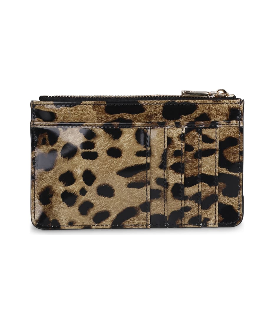 all-over leopard-print wallet