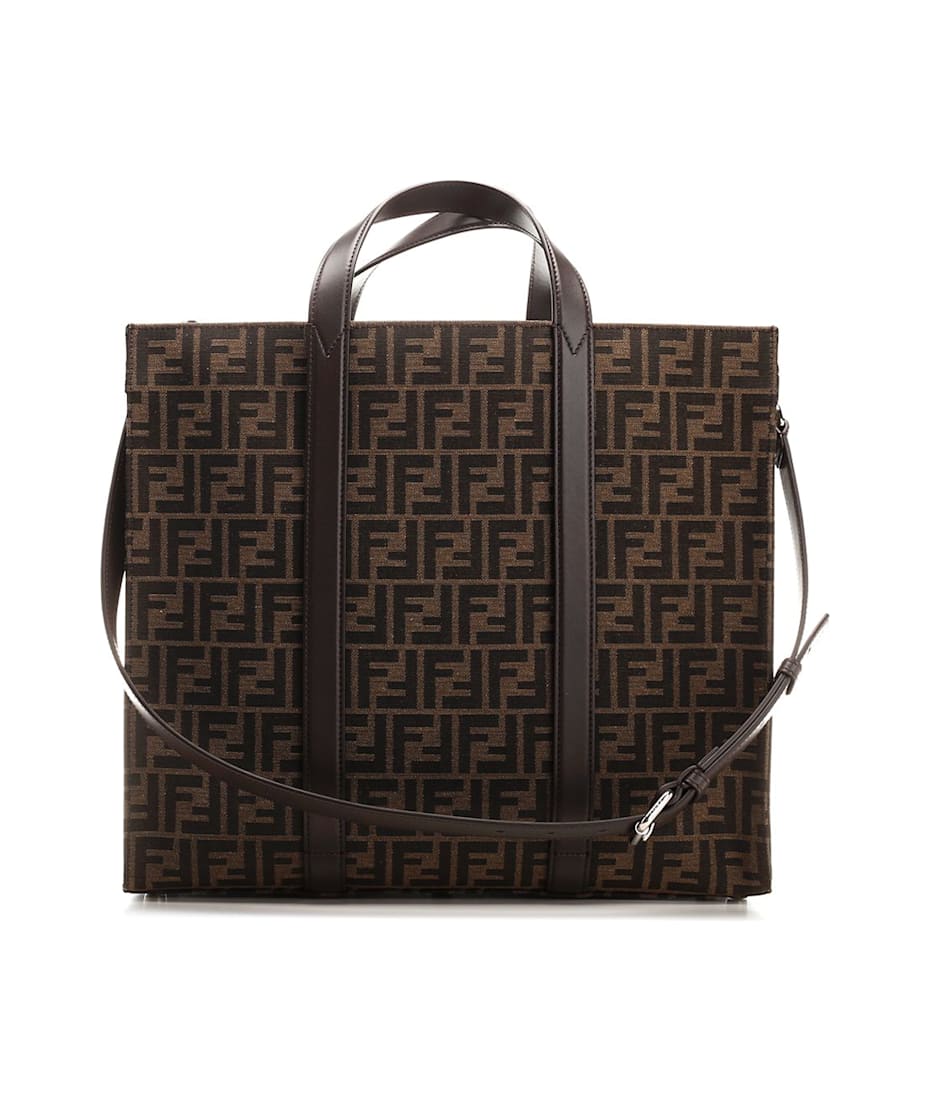 国内発送/送料関税込【Fendi】 FF Jacquard Shopper FF Jacquard Shopper Fabric Multicolor | Fendi