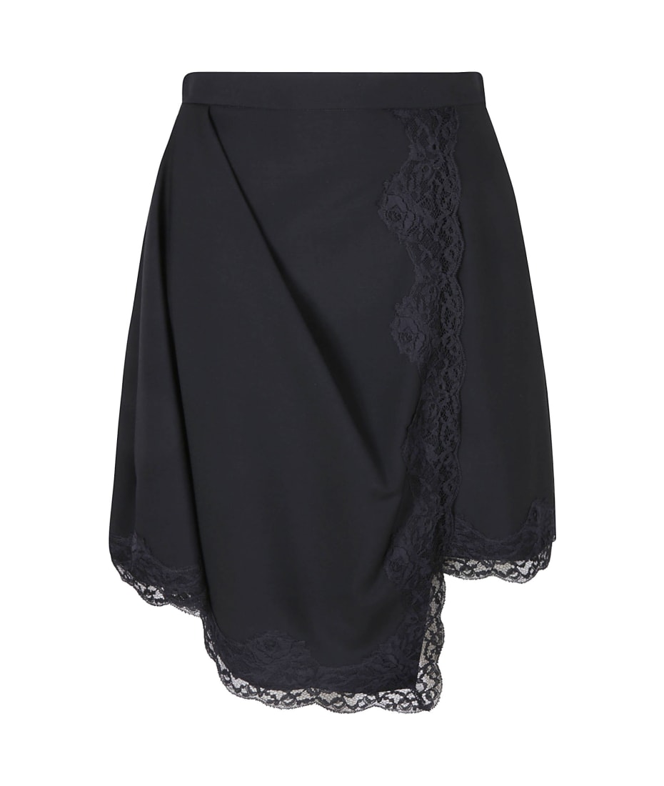 スカート alexander mcqueen SKIRT (779004QEAE7 9101) Women's Buttoned Pencil Skirt in Black | Alexander McQueen US
