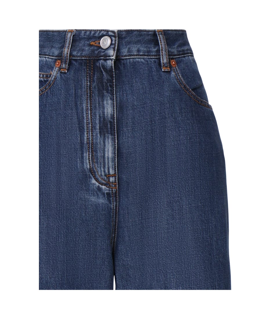 Valentino Garavani Denim Wide-leg Jeans | italist