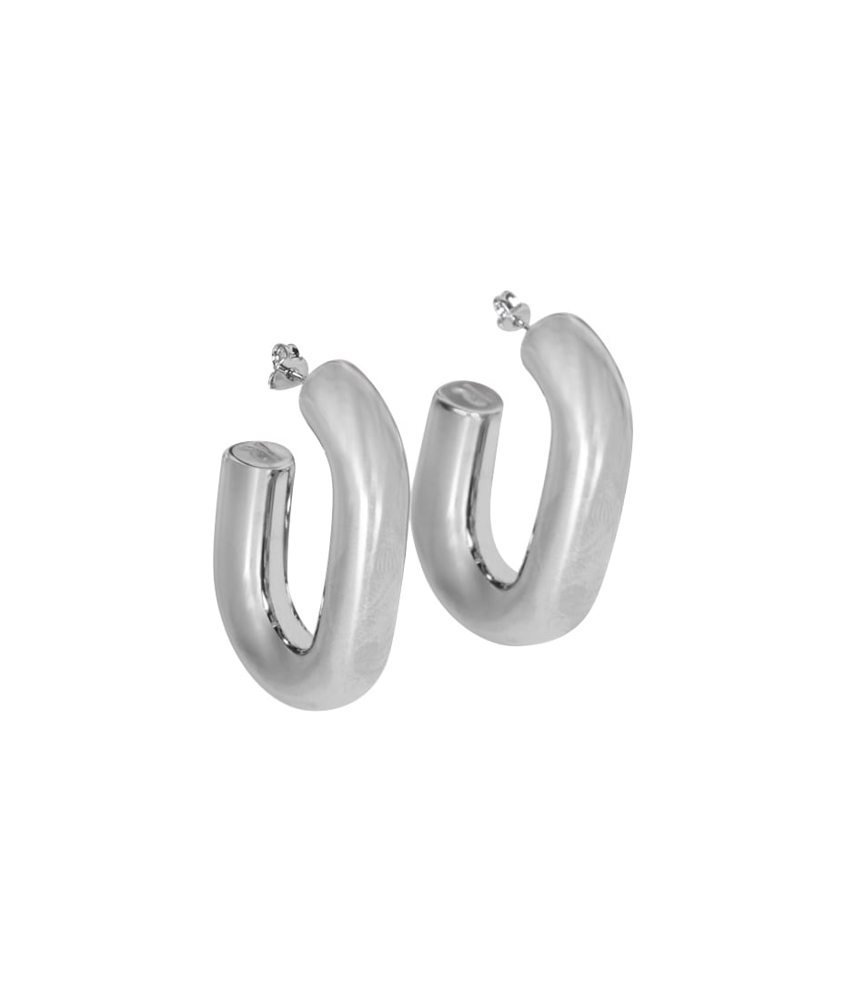 Paco Rabanne Silver Xl Link Hoops Earrings | italist, ALWAYS