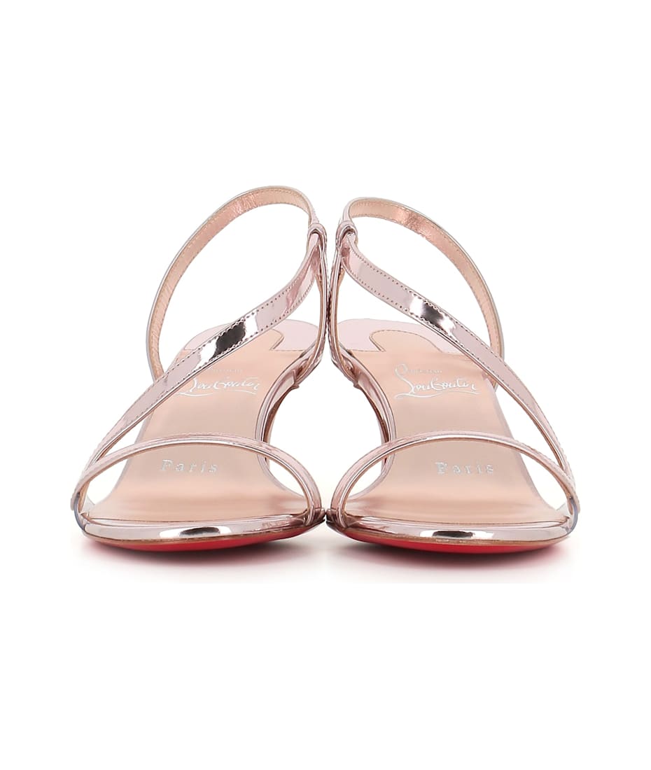 エレガント ☆ ルブタン Rosalie 55 llic sandals Christian Louboutin | Rosalie 55 metallic sandals | Savannahs