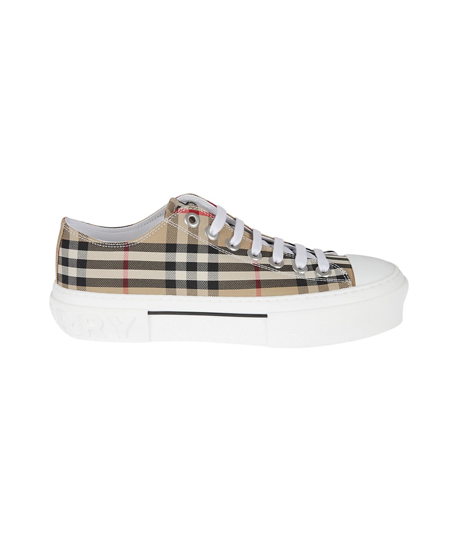 Burberry Vintage Check Cotton Sneakers | italist