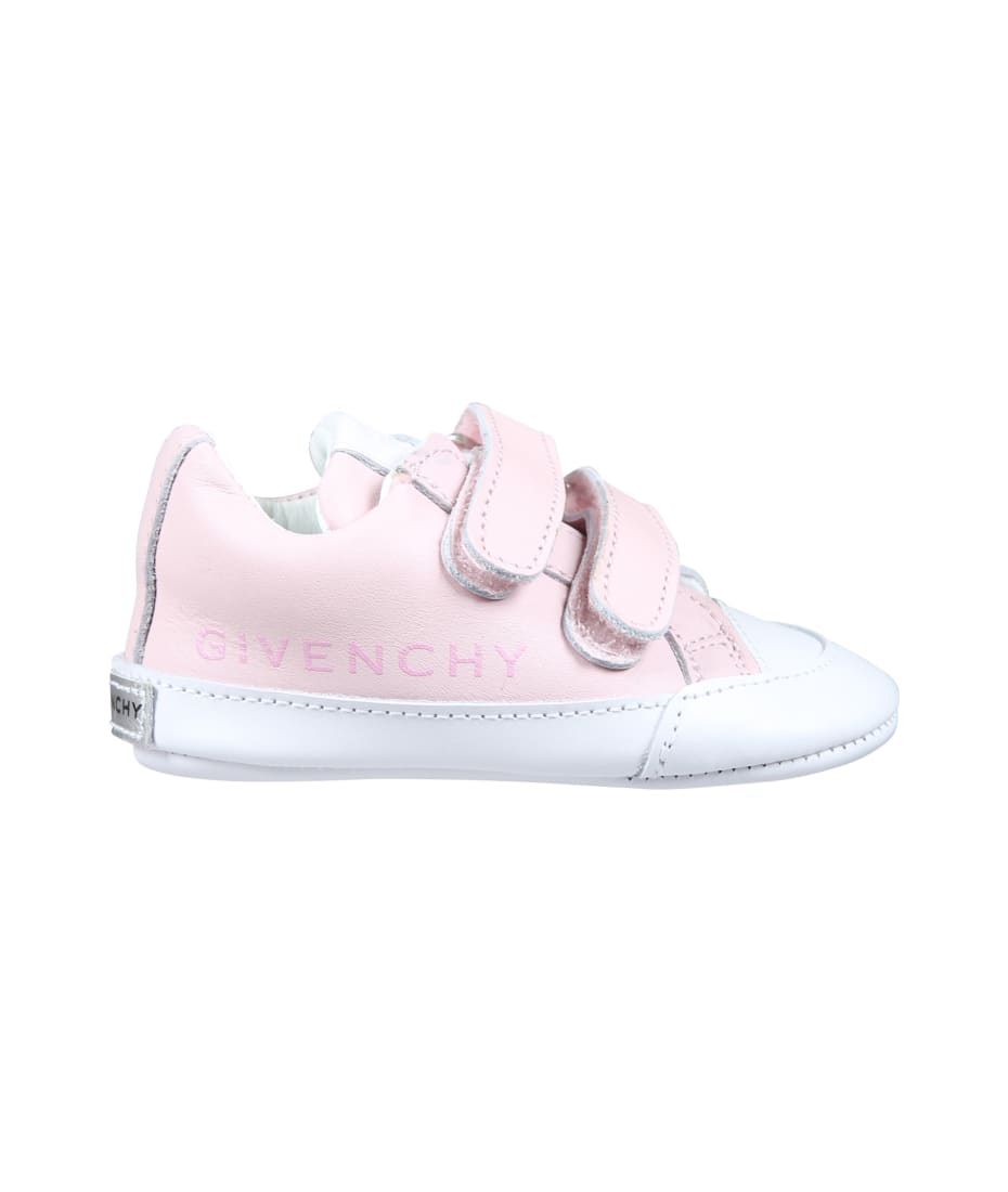 Girls Shoes Embellished Sneakers For Ladies - Light Pink Color