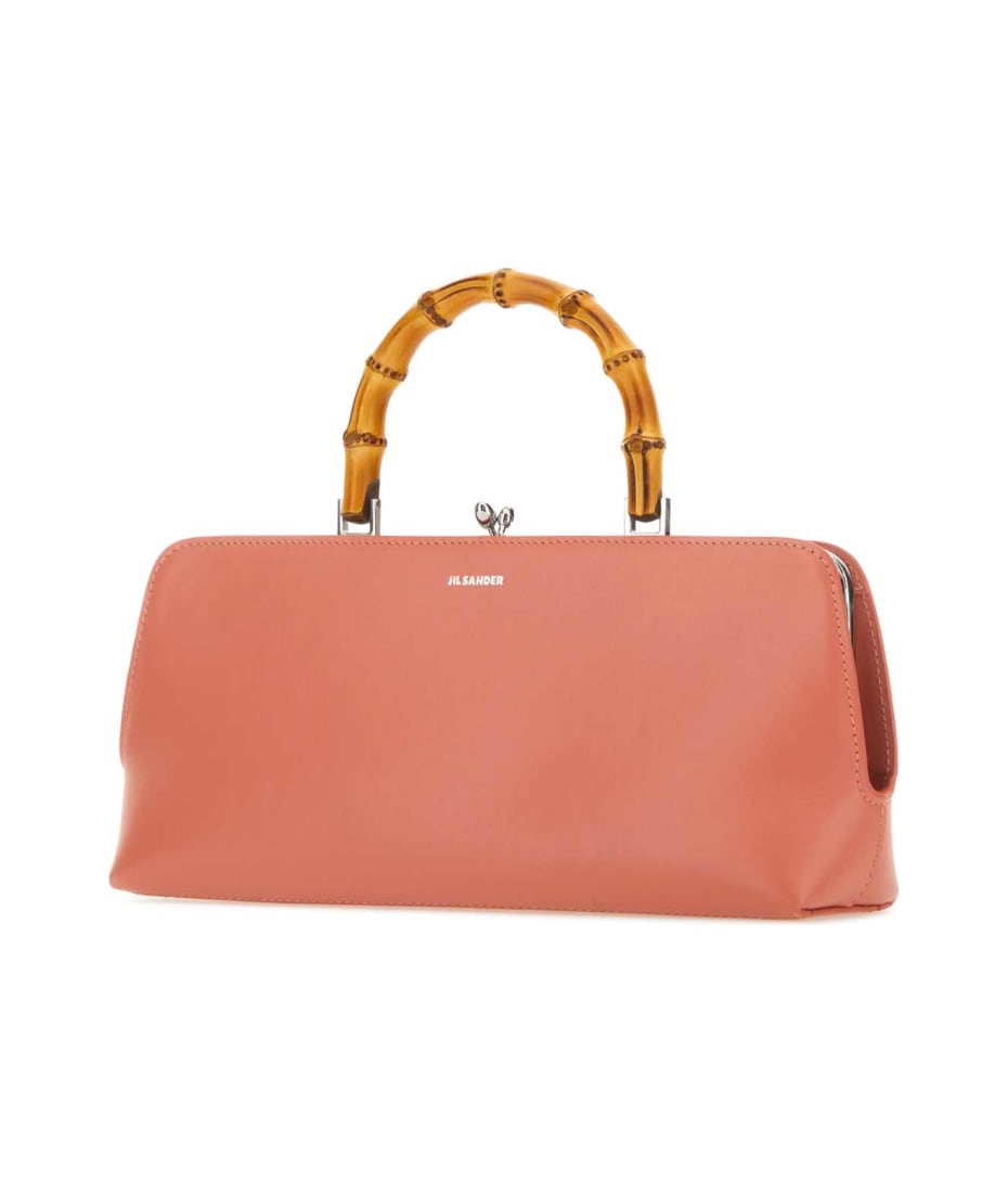 トートバッグ Jil Sander Salmon leather small Goji Bamboo handbag Jil Sander Salmon Leather Small Goji Bamboo Handbag