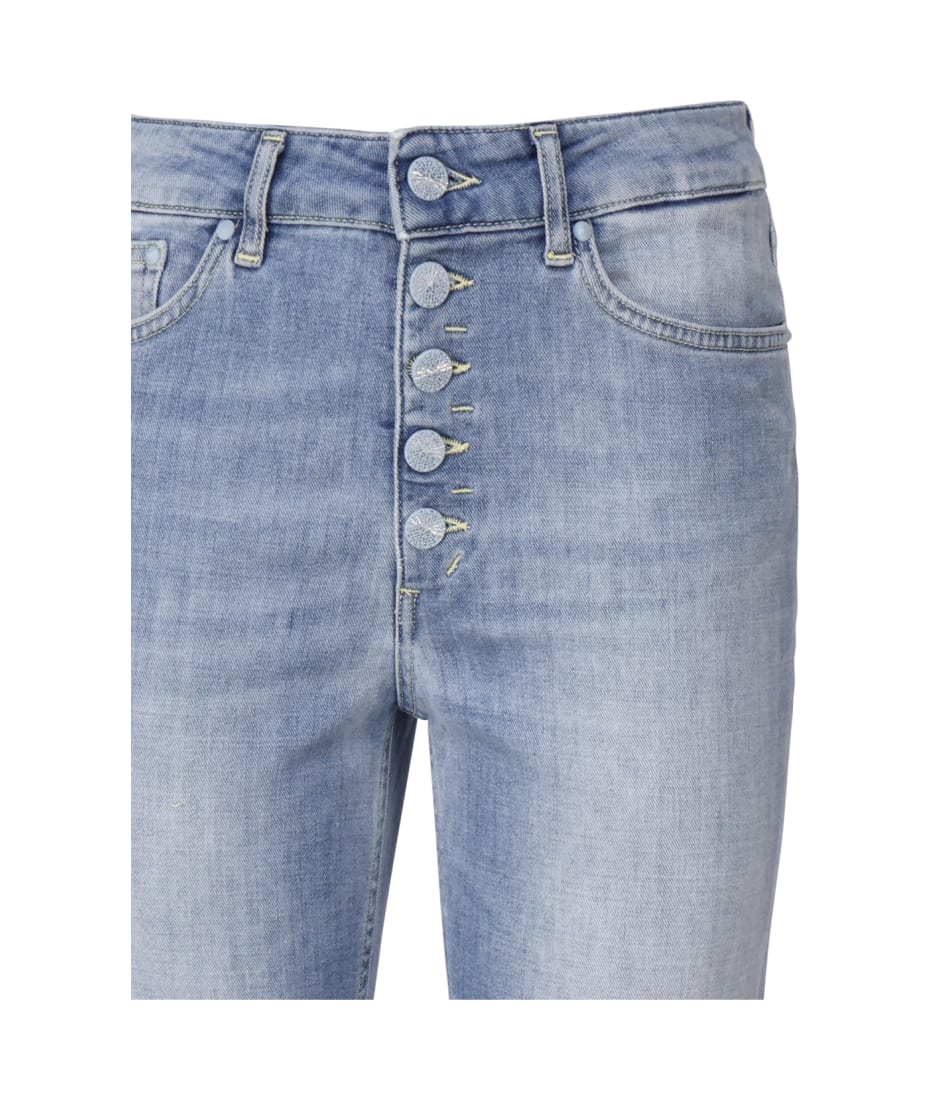 パンツ DONDUP KOONS LOOSE DENIM TROUSERS Dondup Koons Loose Jeans In Bull Stretch | italist