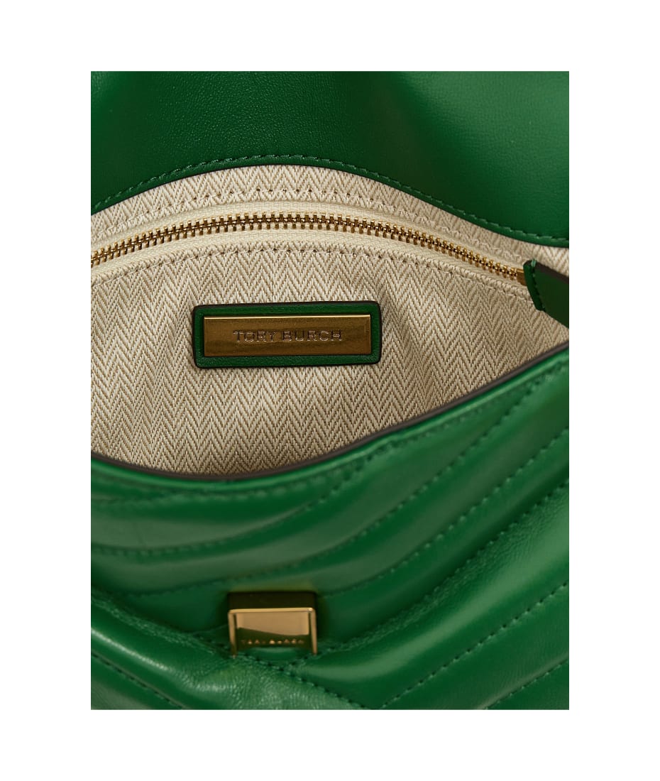 Cross body bags Tory Burch - Small kira bag in green leather - 90452301