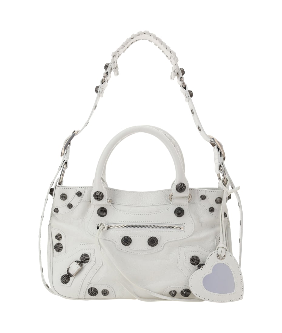 Balenciaga Women's Neo Cagole Xs Handbag - Optic White