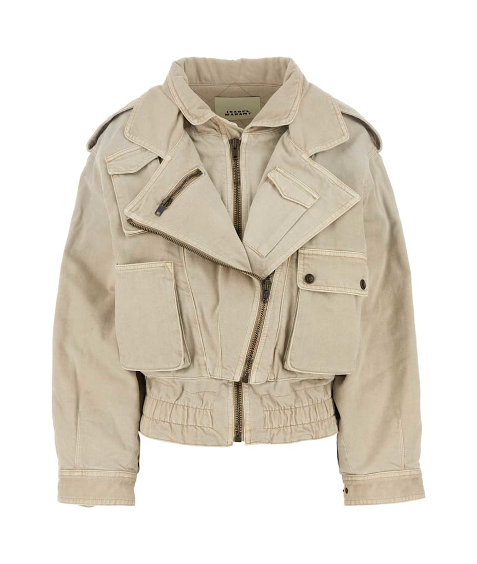 ブルゾン Isabel Marant Beige Denim Aneli Jacket Isabel Marant Beige Denim Aneli Jacket | italist
