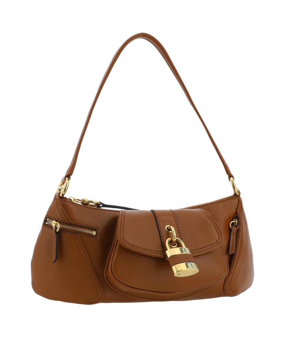 【関税&送料込】Chloe Caramel Leather The 99 Shoulder Bag Chloé Caramel leather The 99 shoulder bag - Shoulder Bags
