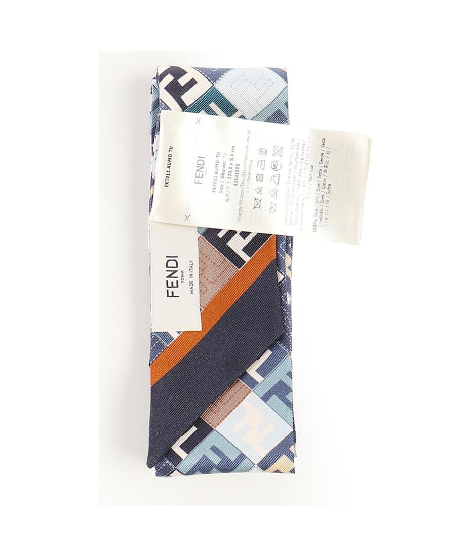 Fendi Ff Jacquard Silk Bandeau | italist Fendi Ff Jacquard Silk Bandeau | italist