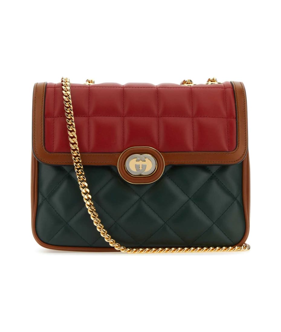 Multicolor Leather Small Gucci Deco Shoulder Bag italist, ALWAYS