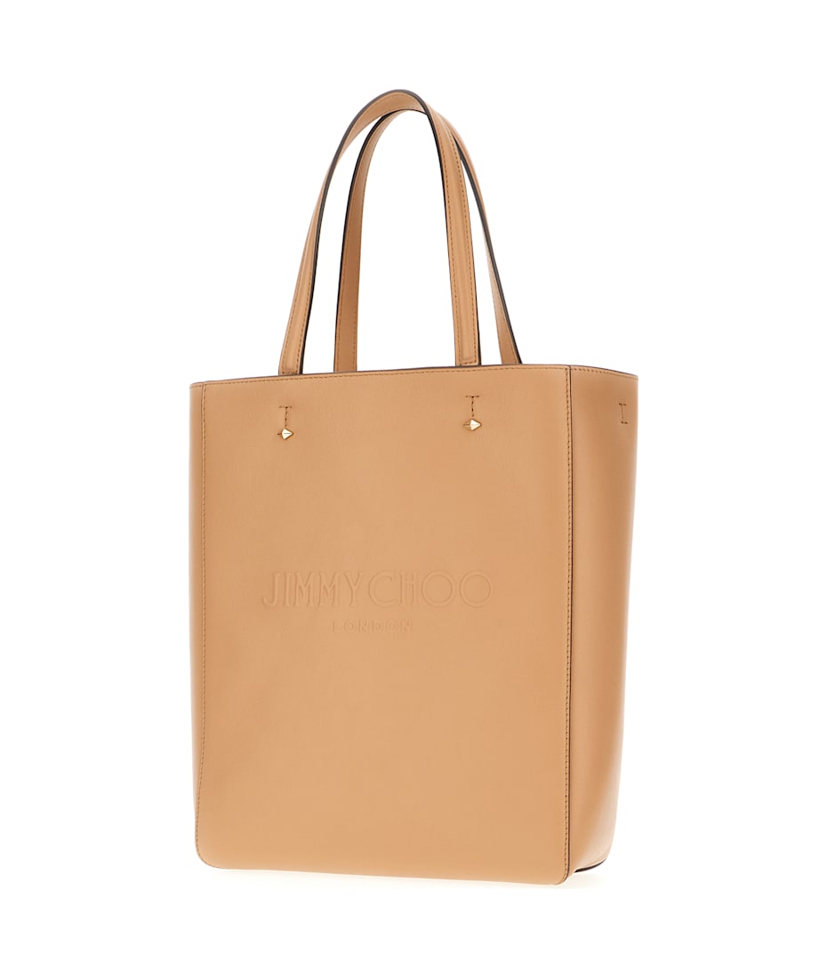 ◆正規品・新品◆JimmyChoo Camel Leather Medium Lenny Handbag Jimmy Choo Camel Leather Medium Lenny Handbag | italist