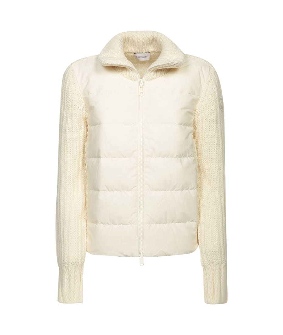 Moncler knitted sleeve jacket discount