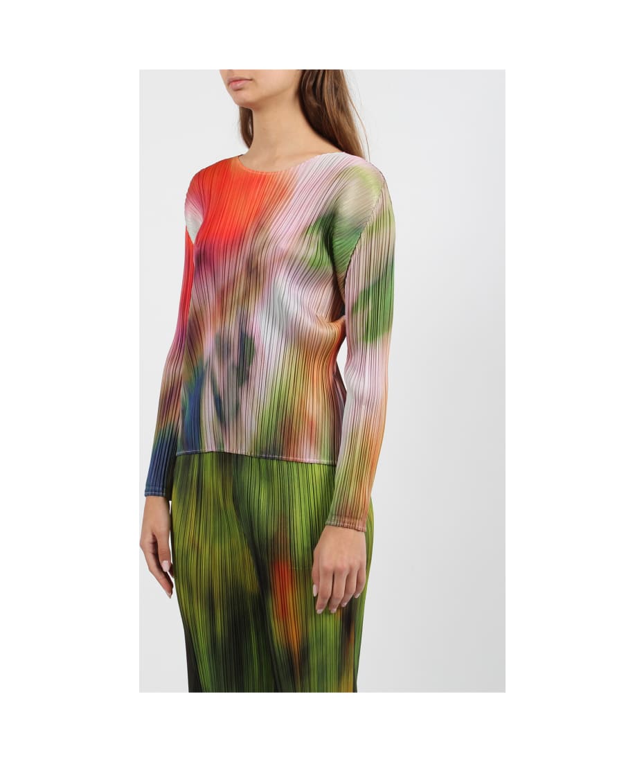 Pleats Please Issey Miyake Turnip & Spinach Top ニットウェア