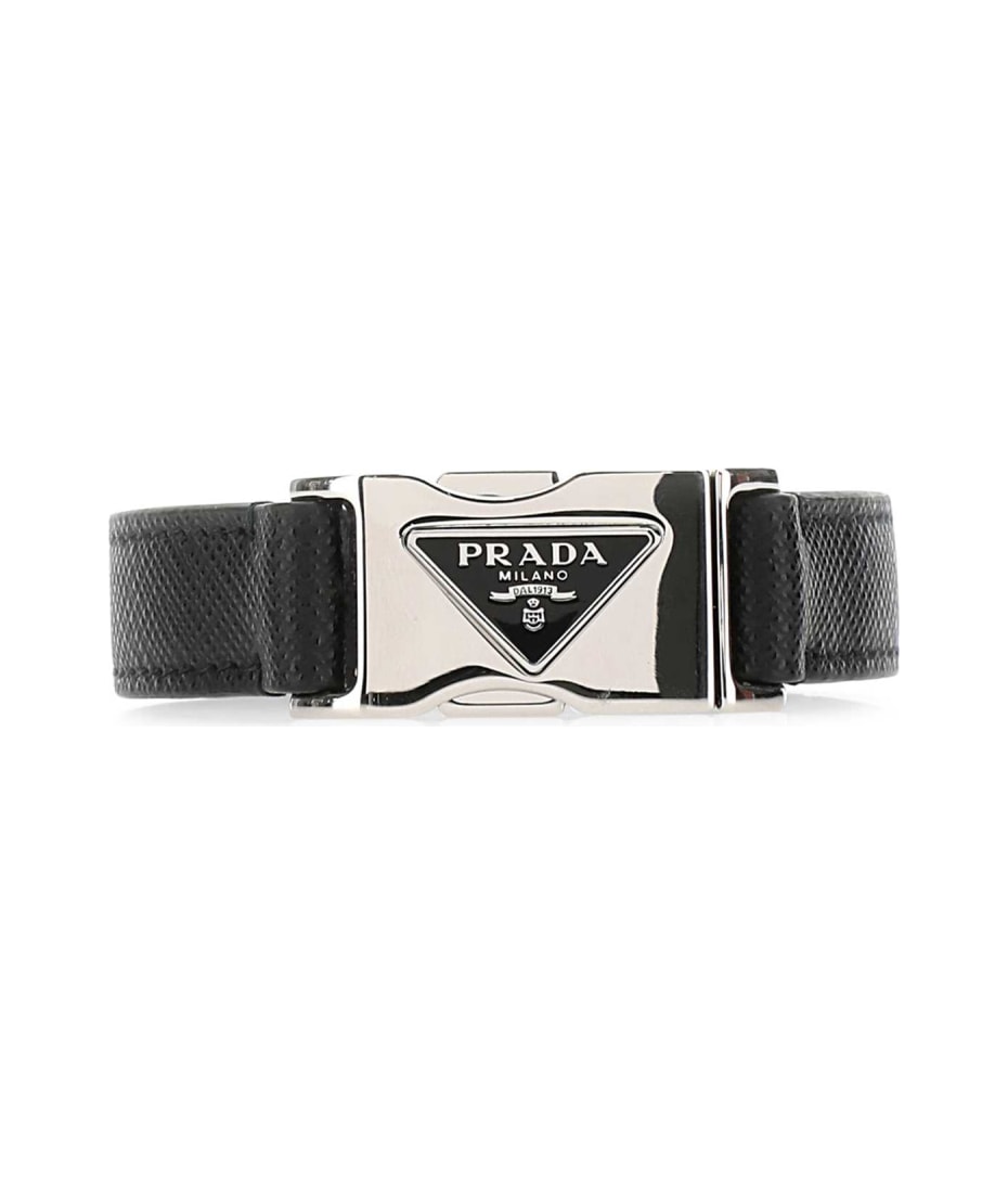 ブレスレット Prada Two-tone leather bracelet Prada Saffiano Leather Bracelet | Saks Fifth Avenue
