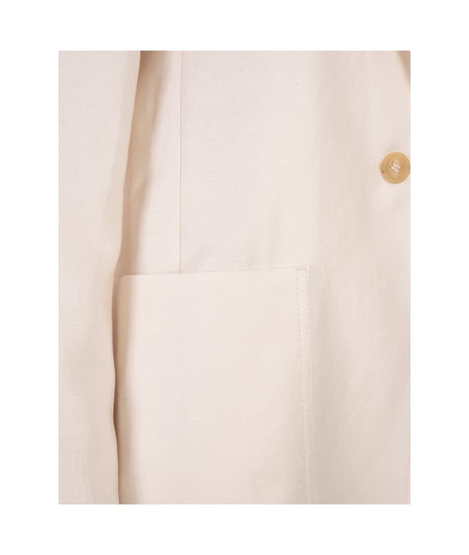【送料&関税込】Max Mara Ivory White Boemia Jacket Max Mara Ivory White Boemia Jacket | italist