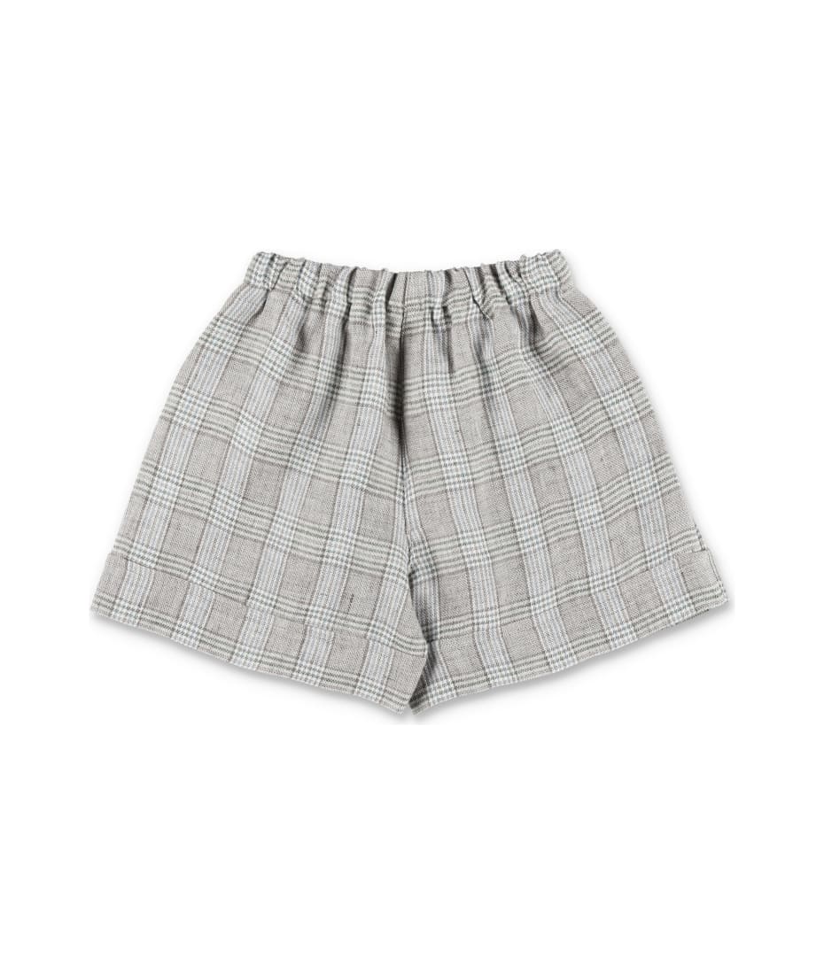 Il hot Gufo Plaid Cotton/Wool Shorts