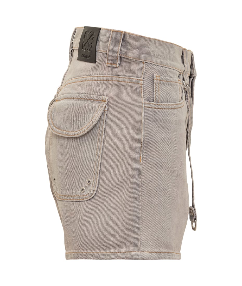 Off-White Cargo Laundry Shorts - BURNISHED LILAC