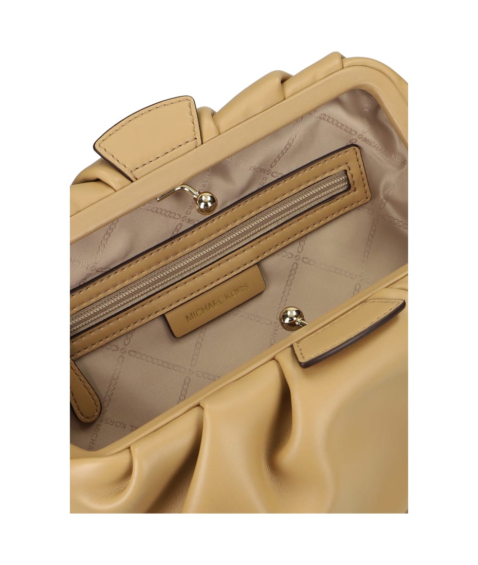 Michael Kors Nola Clutch Bag Camel