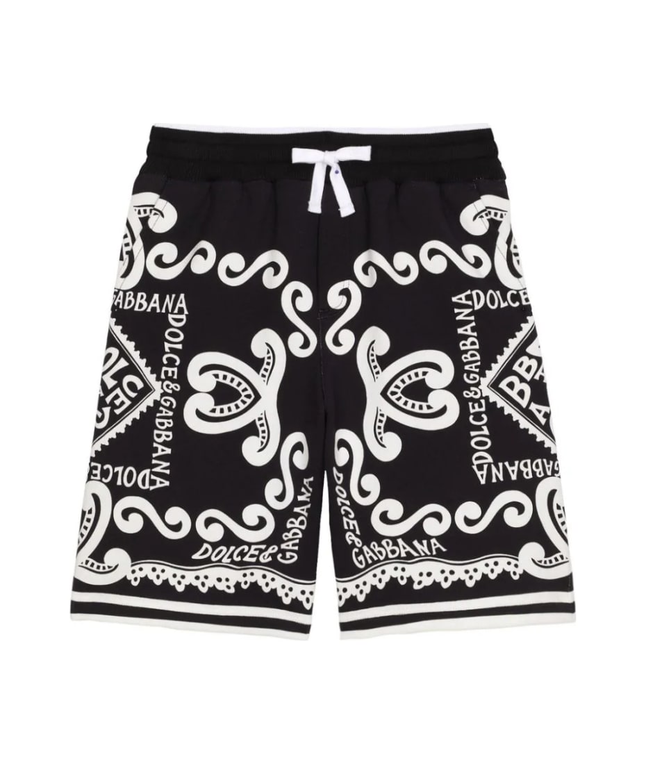 Dolce brocade & Gabbana Jersey Bermuda Shorts With Marina Print - Женские майки Dolce brocade & Gabbana в Харькове