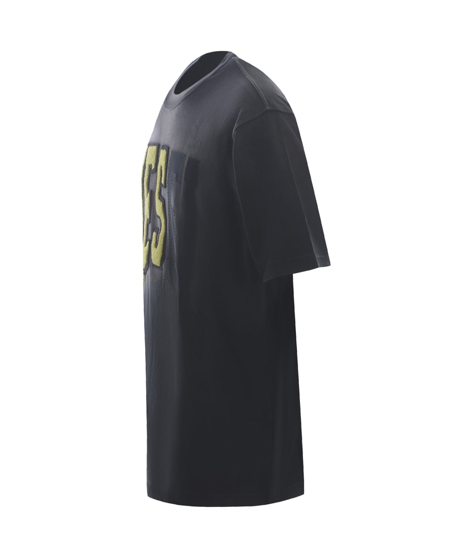 ★DIESEL★ T-Wash T-Shirt Black A121170EPAH9XX Diesel T-wash-n Crewneck T-shirt | italist