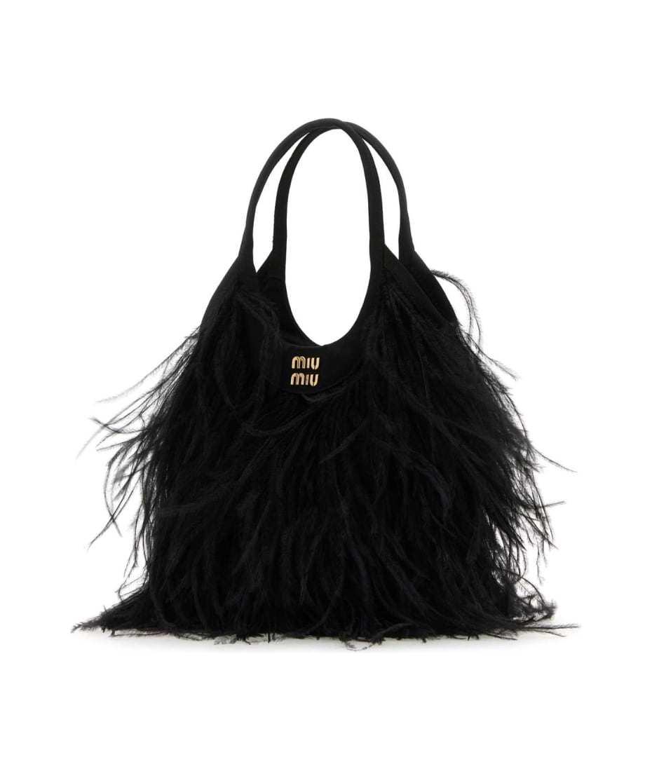 Miu Miu Embellished Satin Handbag | italist