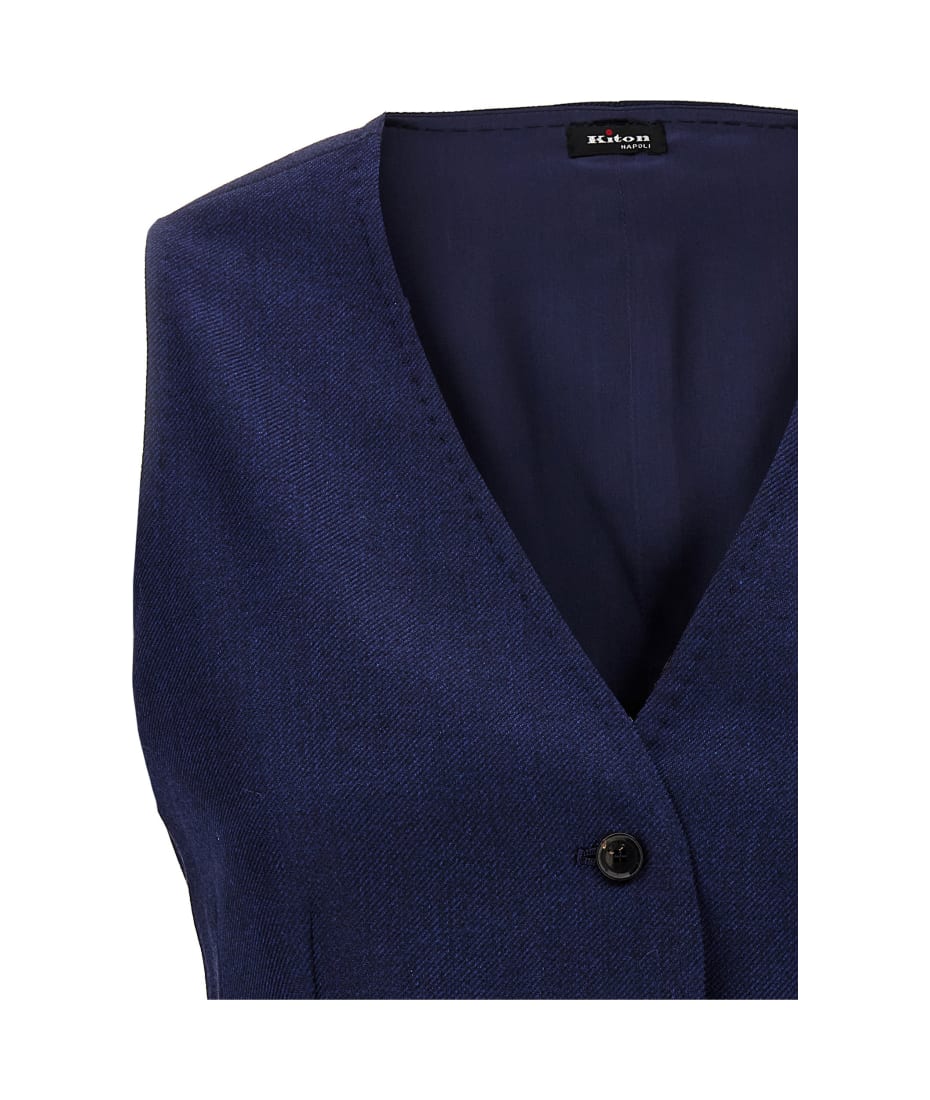 Kiton Silk Cashmere Vest | italist