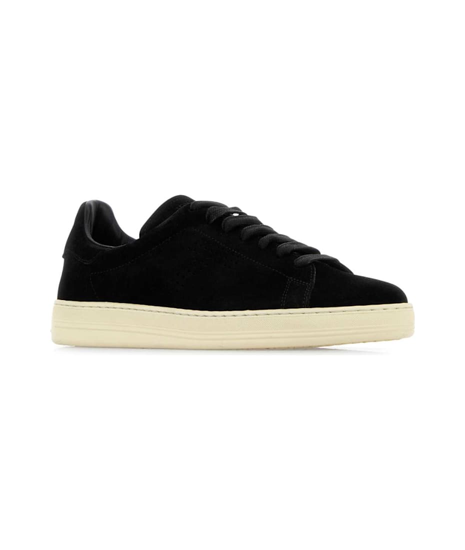 Tom Ford Black Suede Warwick Sneakers | italist