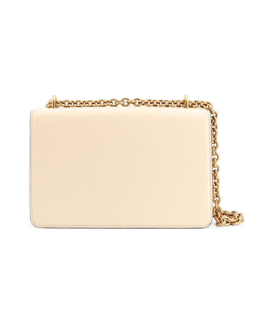 【関税&送料込】Valentino Garavani Ivory Leather Vain Should Valentino Garavani Ivory Leather Vain Shoulder Bag | italist