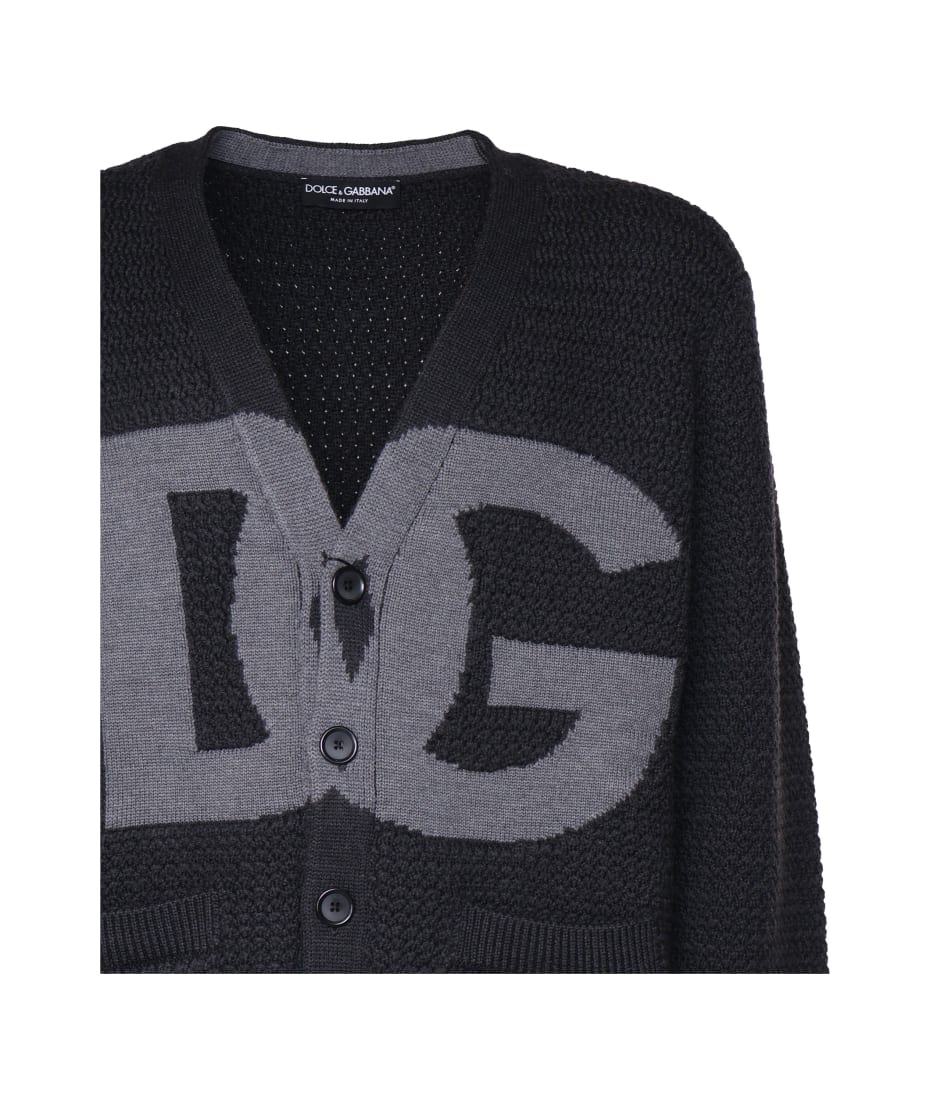 トップス DOLCE&GABBANA Logo Knit Cardigan Dolce & Gabbana Logo Intarsia Knitted Cardigan | italist, ALWAYS