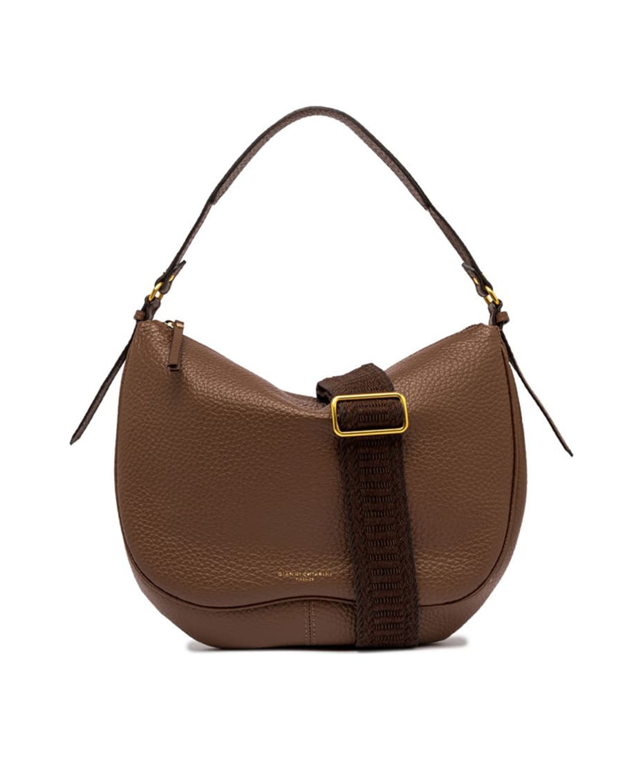 ショルダーバッグ・ポシェット GIANNI CHIARINI Women Shoulder Bags BS9590 NATURE Brown Gianni Chiarini Leather Shoulder Bag Chiara, With Shoulder