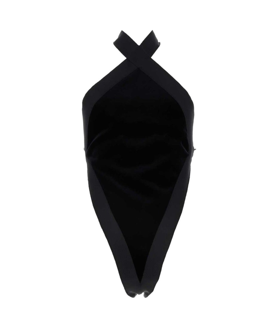 【送料&関税込】Saint Laurent Sleeveless Velvet Bodysuit Saint Laurent Sleeveless Velvet Bodysuit | italist