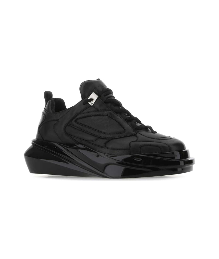 1017 ALYX 9SM Black Leather Hiking Sneakers | italist