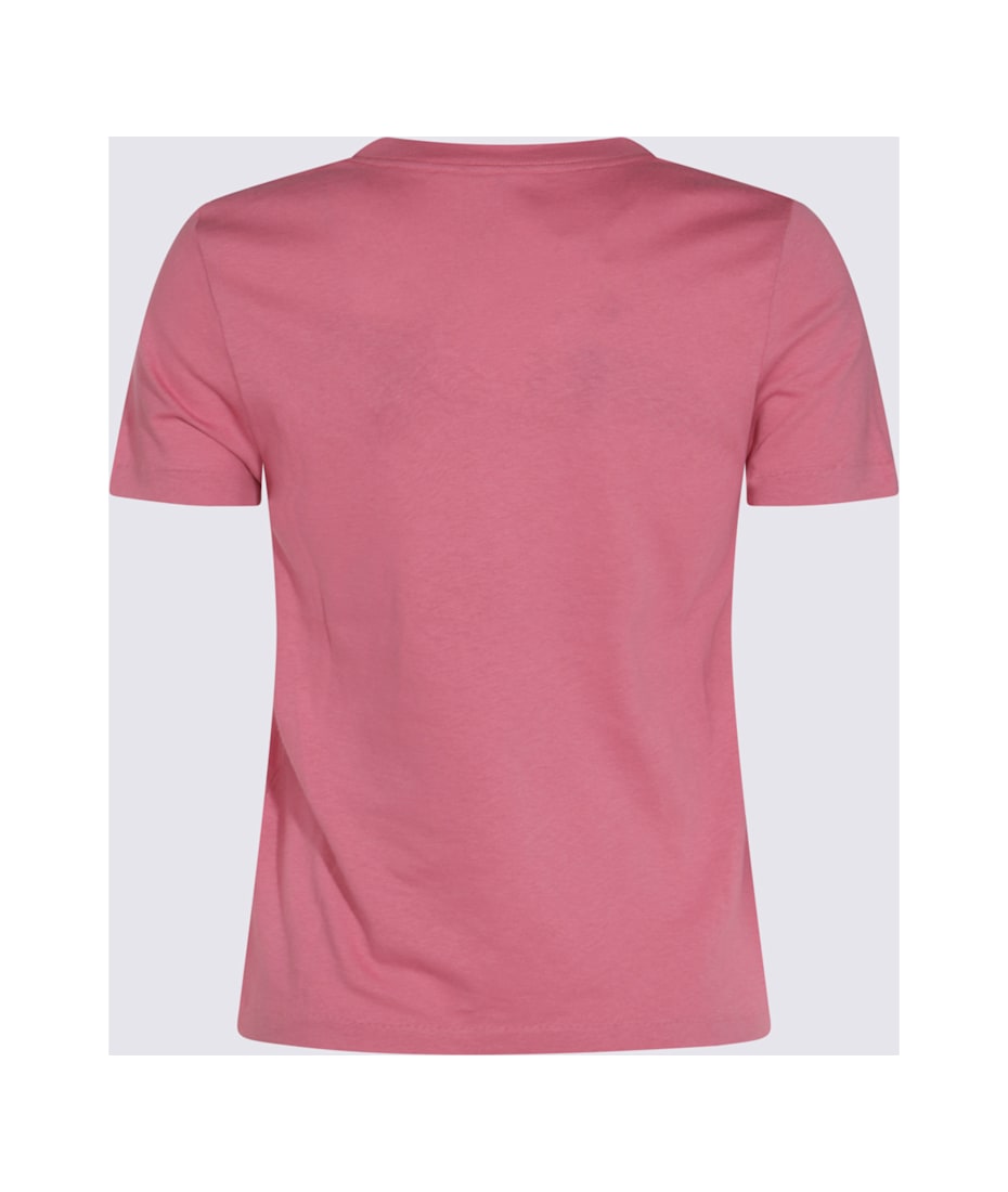 Tシャツ・カットソー CHLOE Women Tops CHC25SJH081926N86N8 Pink Logo cotton jersey T-shirt in pink - Chloe | Mytheresa