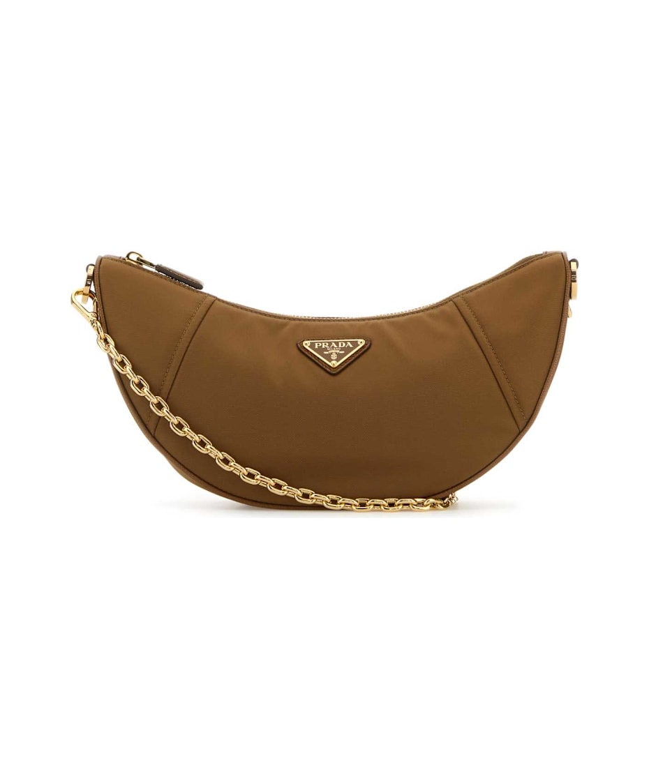 ショルダーバッグ・ポシェット PRADA Camel Re-Nylon Prada Demi-Lune Shoulder Bag Camel Re-nylon Prada Demi-lune Shoulder Bag | italist
