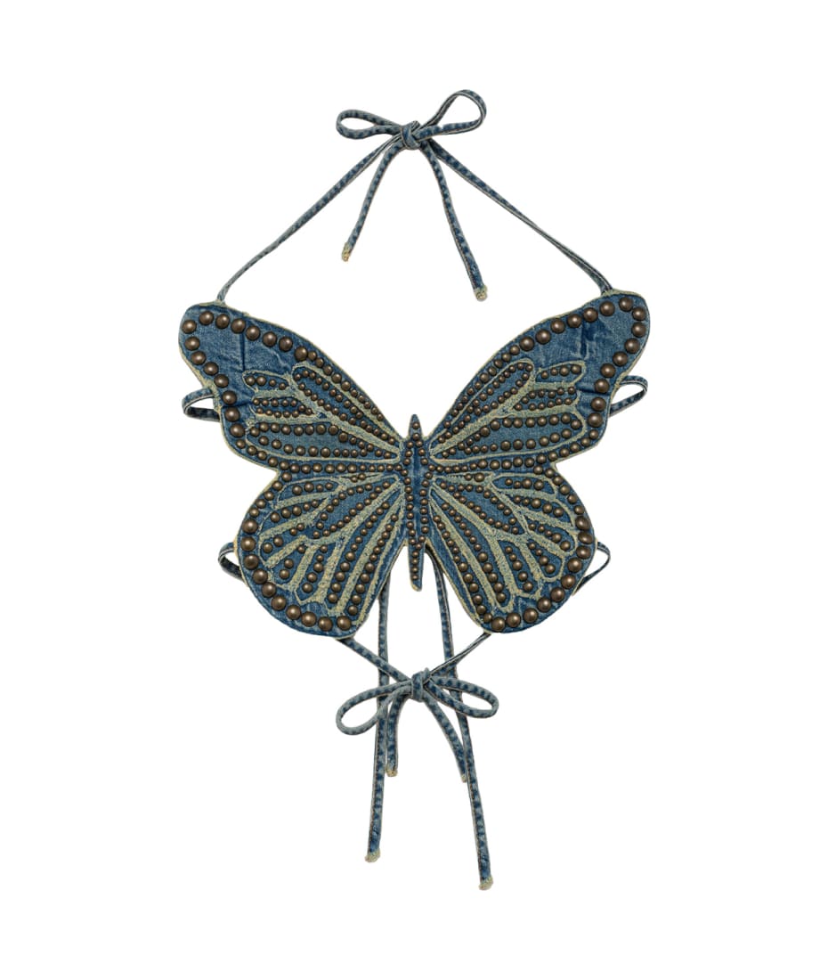 Blumarine 3D Butterfly Top