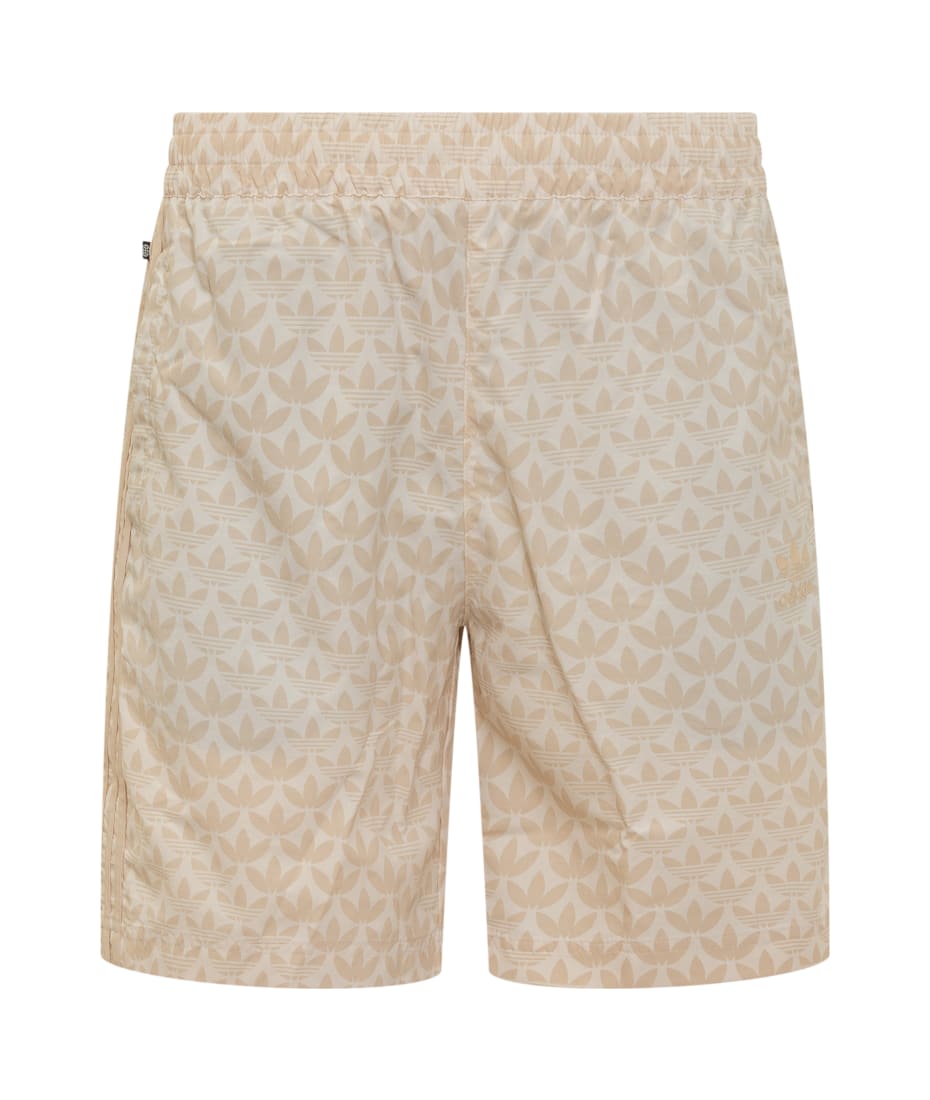 Kiton All-Monogram Swim Shorts