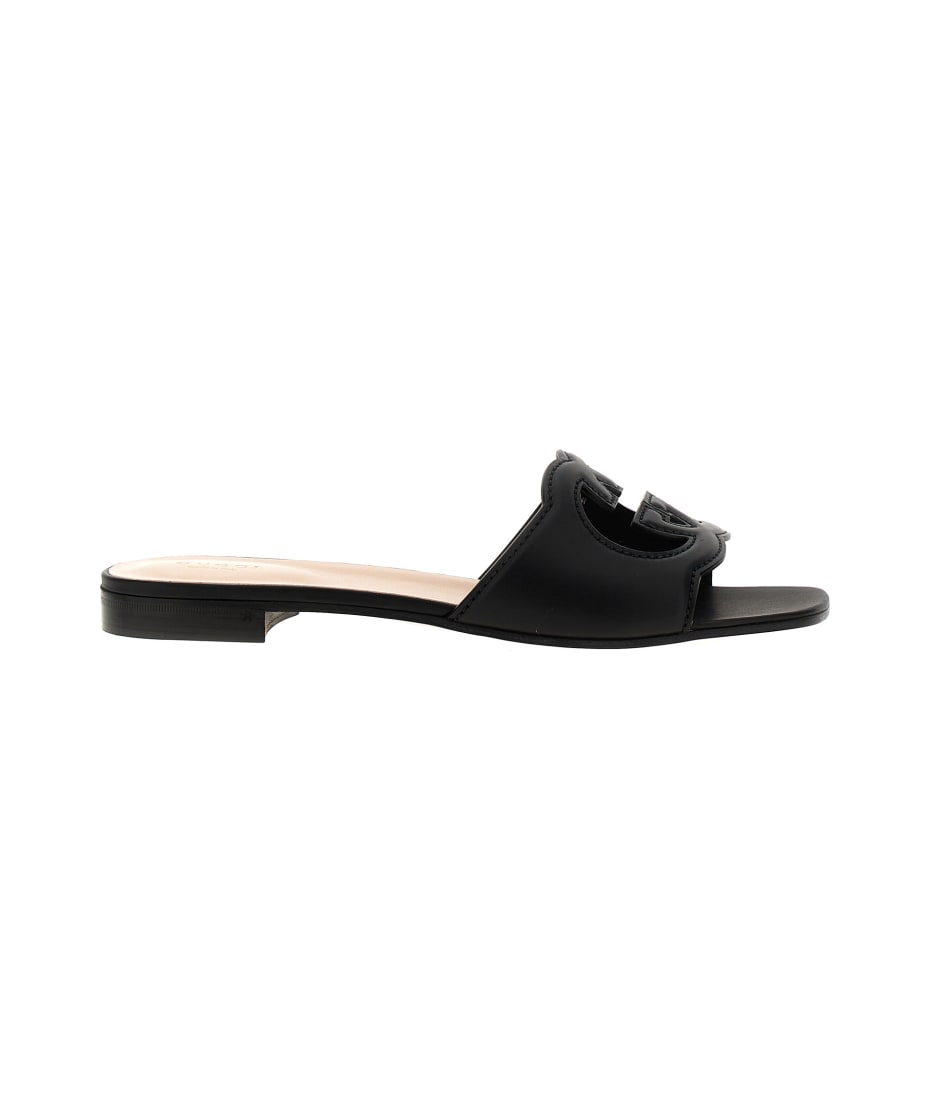 サンダル・ミュール gucci Incrocio GG' sandals Gucci 'incrocio Gg' Sandals | italist