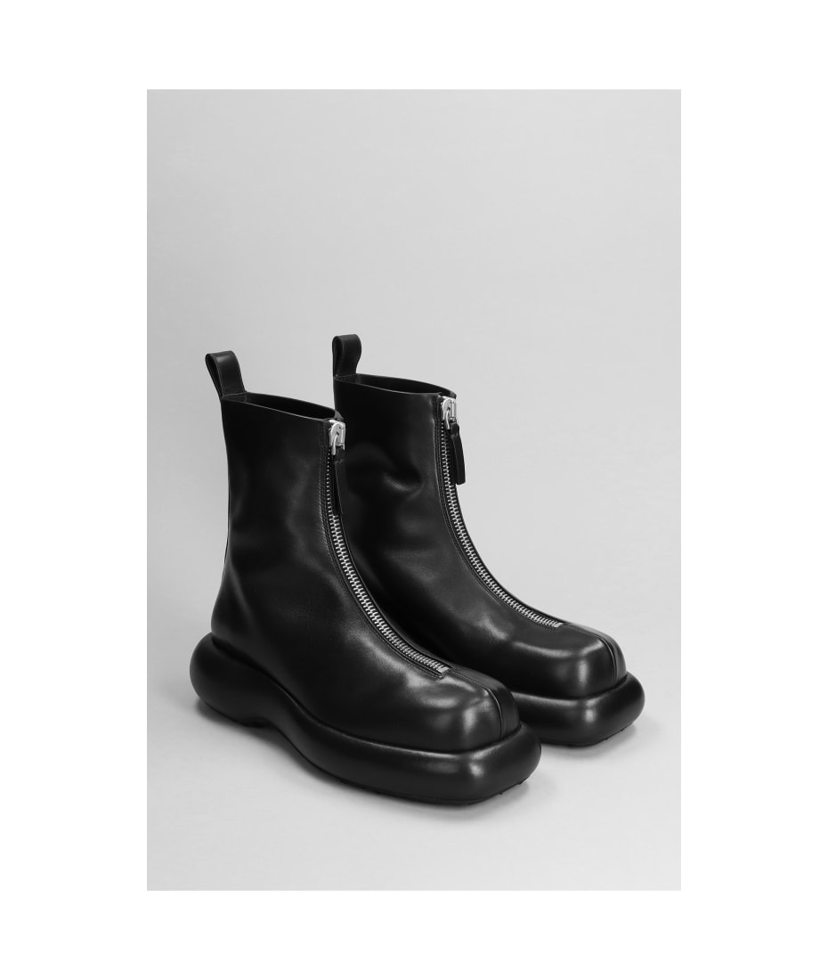 Jil sander hotsell combat boots